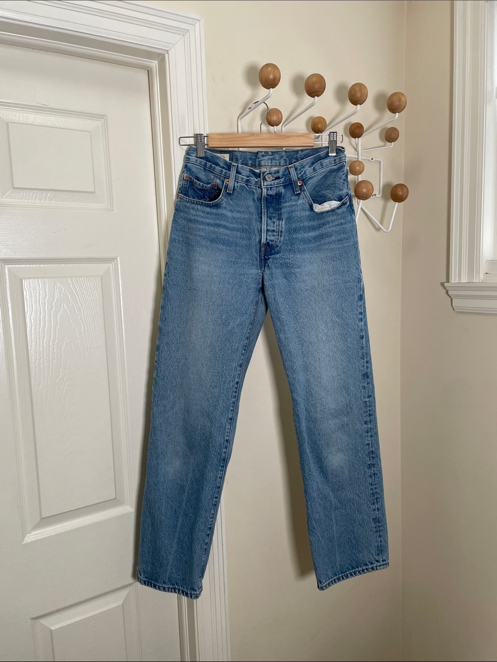 Levi's - 501 90s Classic Straight Legged Denim Jeans - Blue - 26x30
